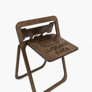 Otel Tipi Ahşap Valizlik - Dolap İçi Tasarım