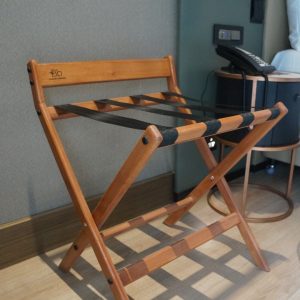 Otel Tipi Ahşap Valizlik Arkalıklı Exclusive Standart